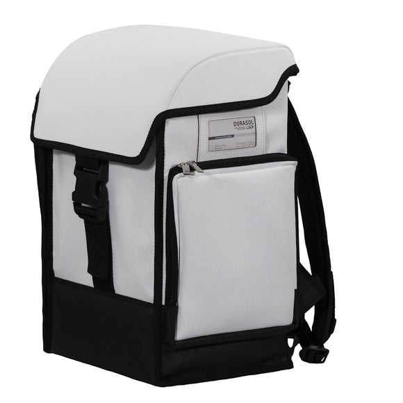 Rucksack weiß geschlossen